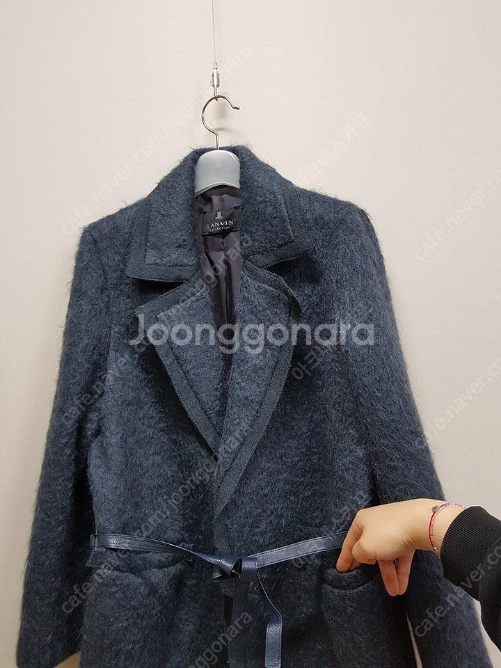 한섬 랑방 20FW 모헤어 벨티드 자켓 S 사이즈--2