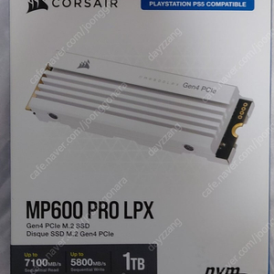 CORSAIR MP600 PRO LPX M.2 NVMe 1T