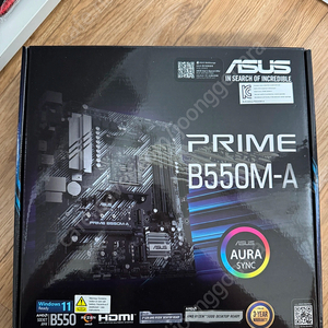 ASUS PRIME B550M-A 메인보드 + 케이스 세트