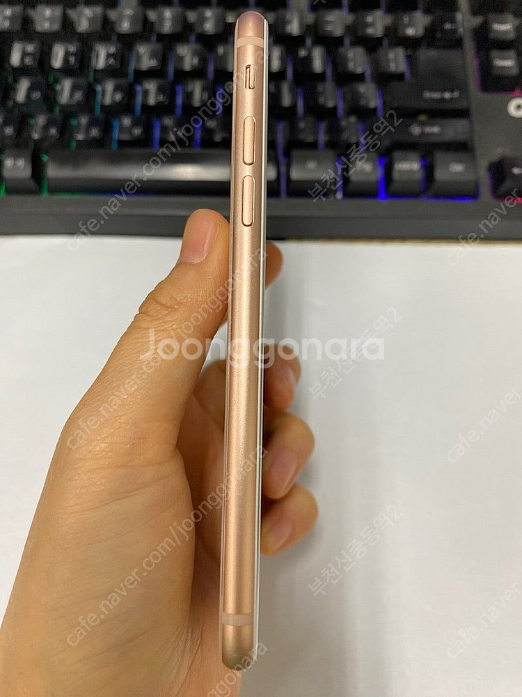 196515 아이폰8 로즈골드 SSS급 256GB 무잔...--4