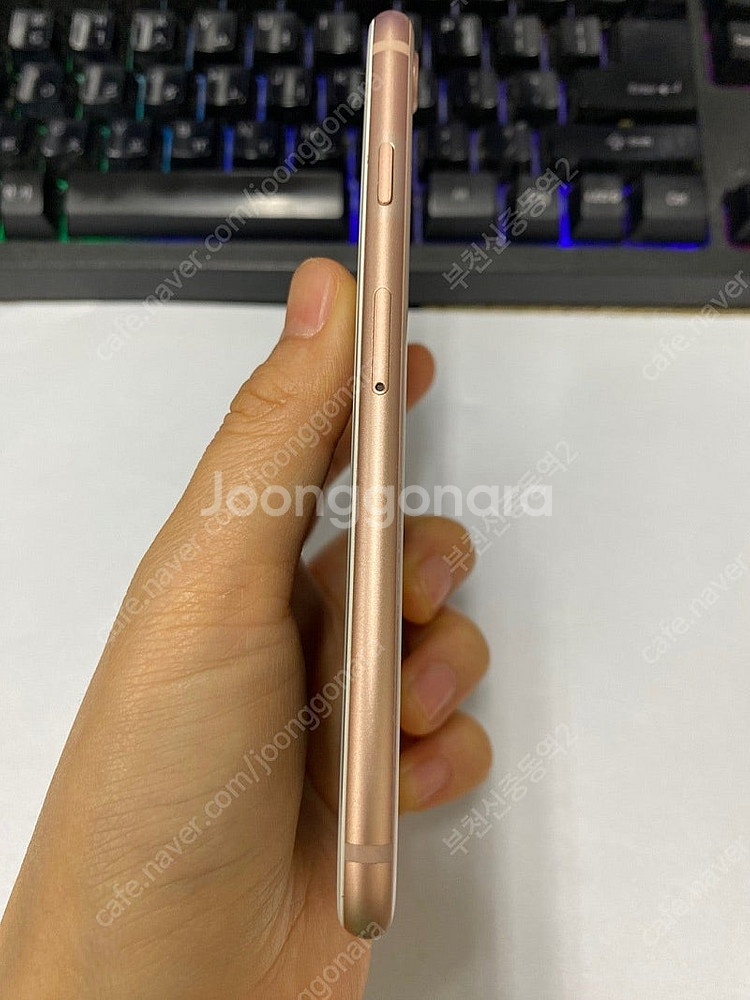 196515 아이폰8 로즈골드 SSS급 256GB 무잔...--5