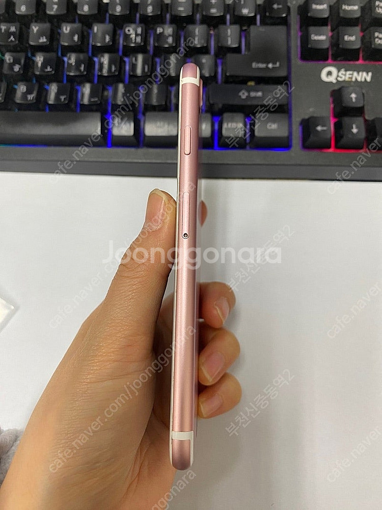 196565 아이폰7 로즈골드 A급 32GB 배터리성능...--6