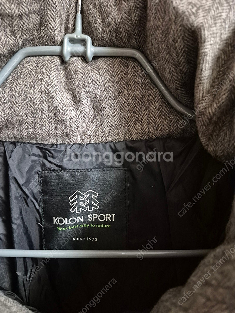 코오롱스포츠 숏 구스다운--2