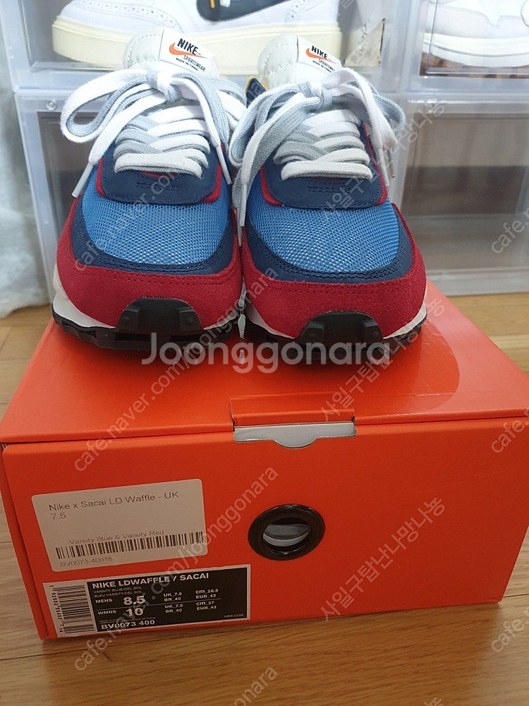 나이키 사카이 LD와플 블루멀티 OG 크림판 265 판...--0
