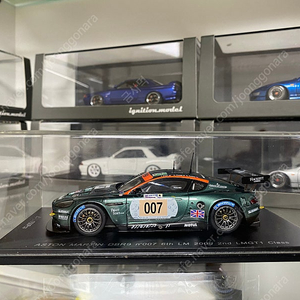 spark aston martin DBR9 racing n007 6th LM 2006 2nd LMGT1 Class 1/43