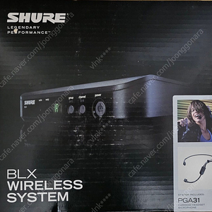 SHURE 슈어 수신기,바디팩송신기,헤드셋마이크 세트 SHURE WIRELESS SYSTEM