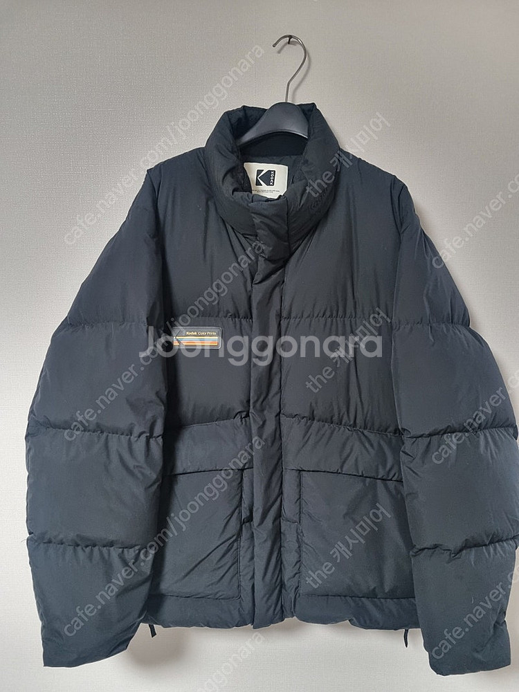 코닥 레인보우 패치 덕다운 자켓 패딩 (L100)--1