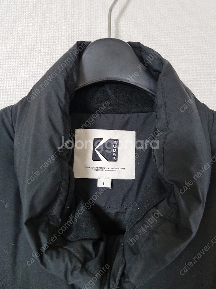코닥 레인보우 패치 덕다운 자켓 패딩 (L100)--3