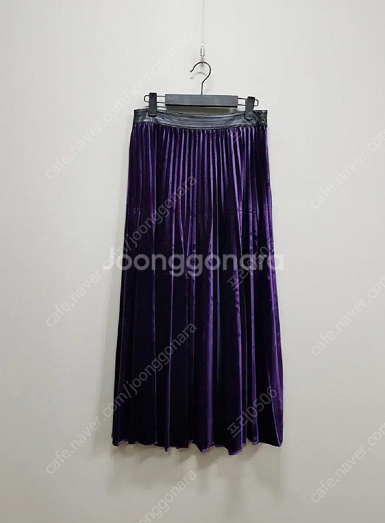 산드로 20fw 벨벳 롱 스커트 S사이즈--1