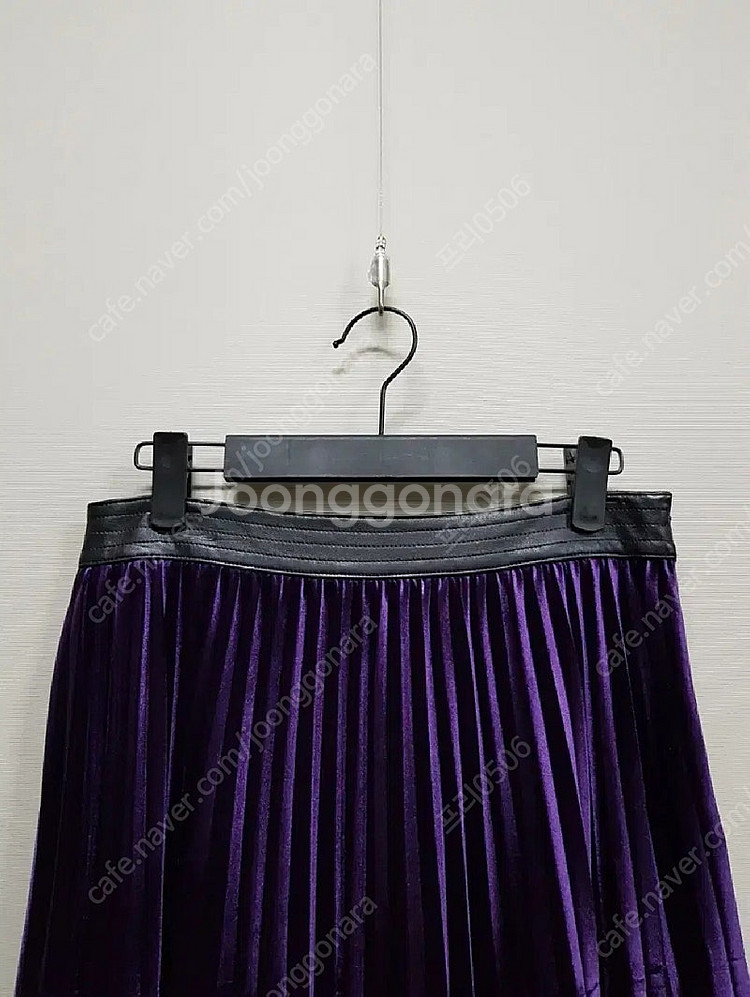 산드로 20fw 벨벳 롱 스커트 S사이즈--2