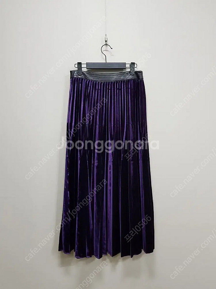 산드로 20fw 벨벳 롱 스커트 S사이즈--6