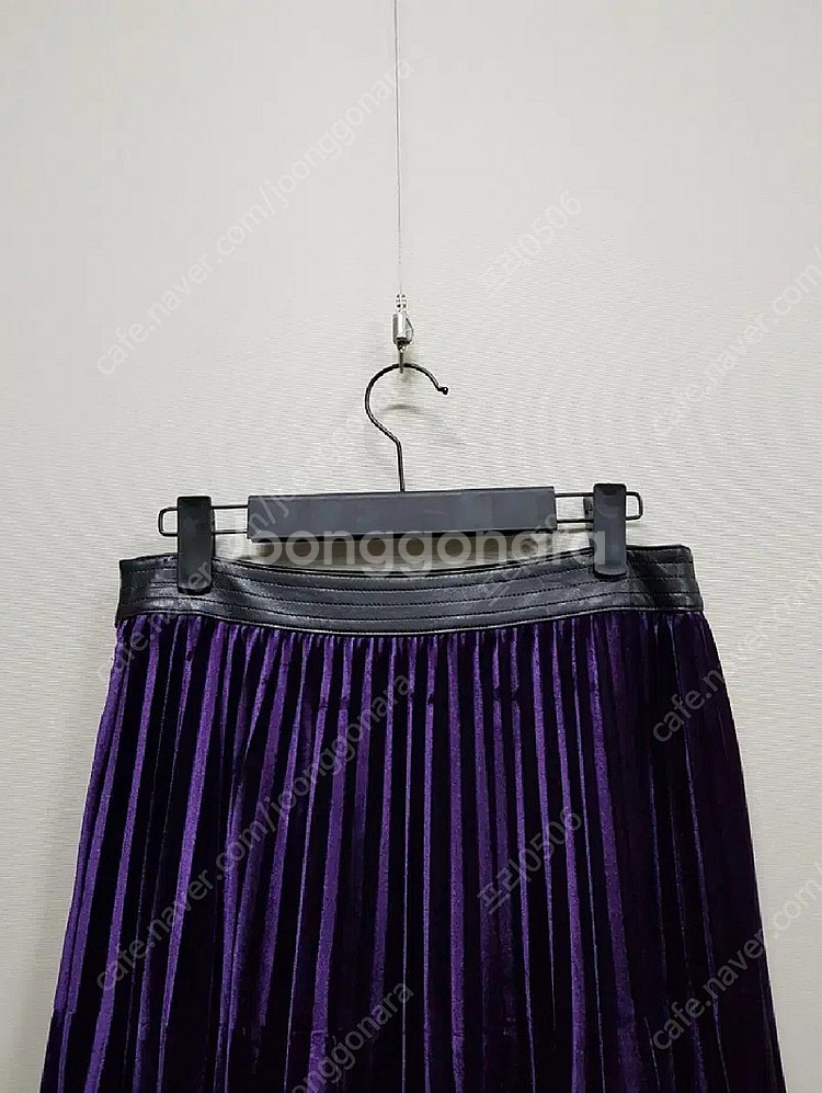 산드로 20fw 벨벳 롱 스커트 S사이즈--7