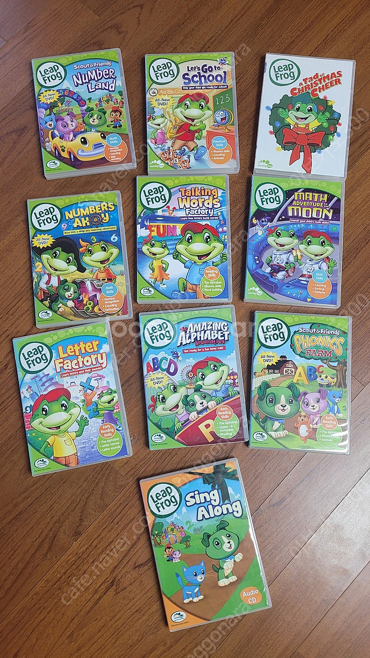(영어 dvd) 립프로그 1집 2집(새거)+ 큐리어스조...--1