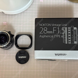 보이그랜더 녹턴 nokton vintage line 28mm f1.5 type ii 황동 블페 버전