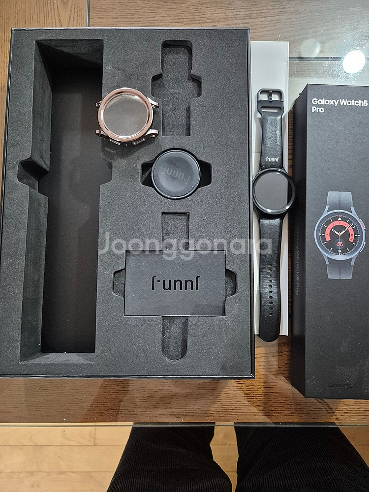 갤럭시 워치5프로 준지에디션 45mm 팝니다 한정판--2