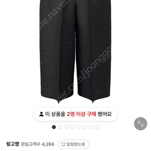 플리츠플리즈 Thicker Bounce Pants - Black