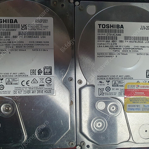 하드 3TB, 2TB, 1TB 등 각각 팝니다 3.5인치 HDD