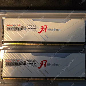 킹뱅크 ddr5 CL36 8000 32GB (16GBx2) 화이트 RGB