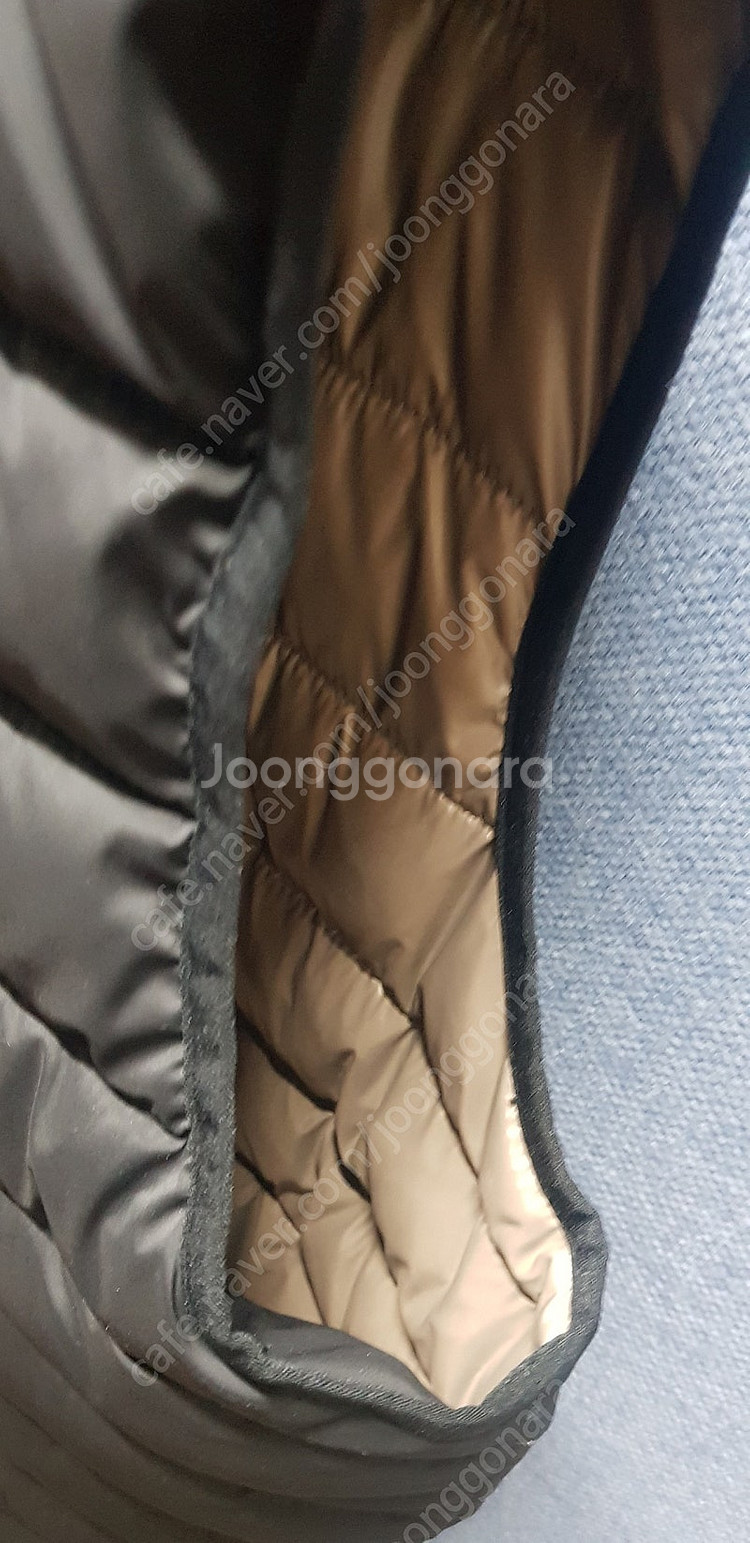 무스너클 조끼 패딩--8