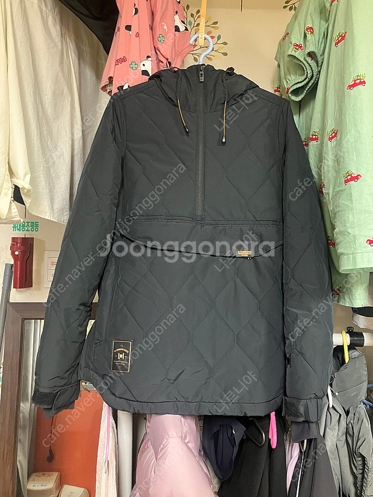 엘원 애프터쇼크 자켓 아노락 XS L1 버튼 볼컴 육팔...--0