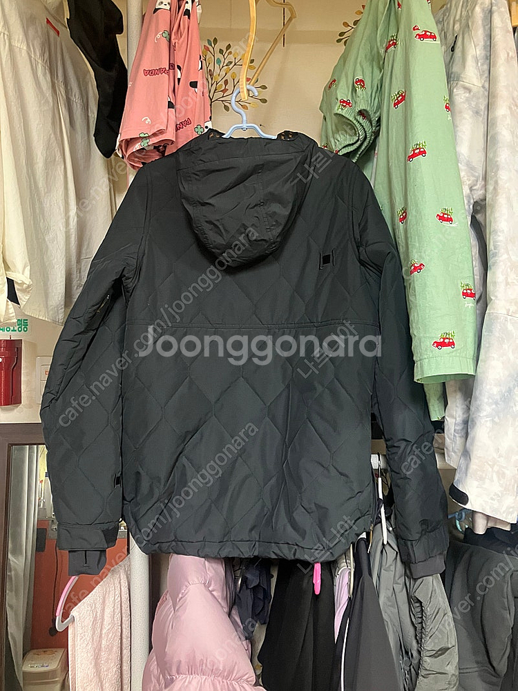 엘원 애프터쇼크 자켓 아노락 XS L1 버튼 볼컴 육팔...--1