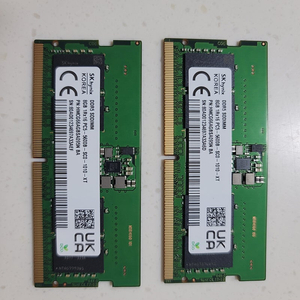 sk하이닉스 노트북용 DDR5-5600 8GB x 2EA