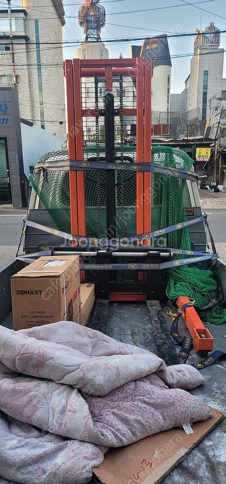 쌍용리프트 SYC1025W 1톤 수동 지게차 빠렛트 스...--1