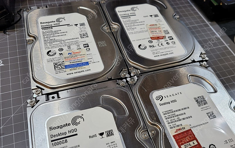 3.5인치 중고 시게이트 WD 도시바 하드디스크 500GB 1TB 판매--2
