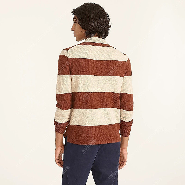J.CREW(제이크루) Rugged merino rugby sweater in stripe 이미지