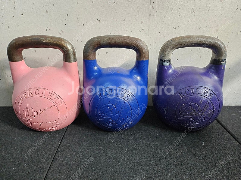 크세냐 케틀벨 12, 20kg 팔아요--0