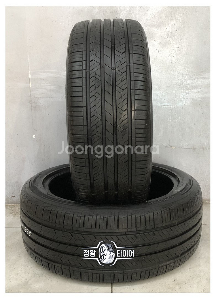 중고타이어 한국타이어 키너지EX 235/45R18 쏘나...--0
