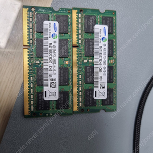 노트북용 ddr3 10600s 4gb 2개, 2gb 3개 판매합니다