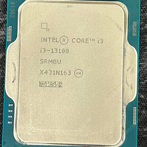 인텔 cpu i3-13100팝니다