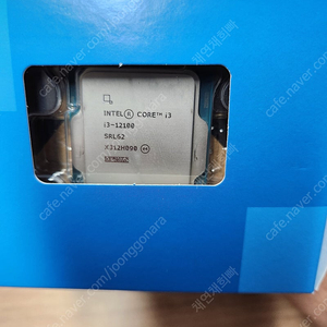 인텔 cpu 12세대 i3 12100 (그래픽 O) 정품 판매, 쿨러포함