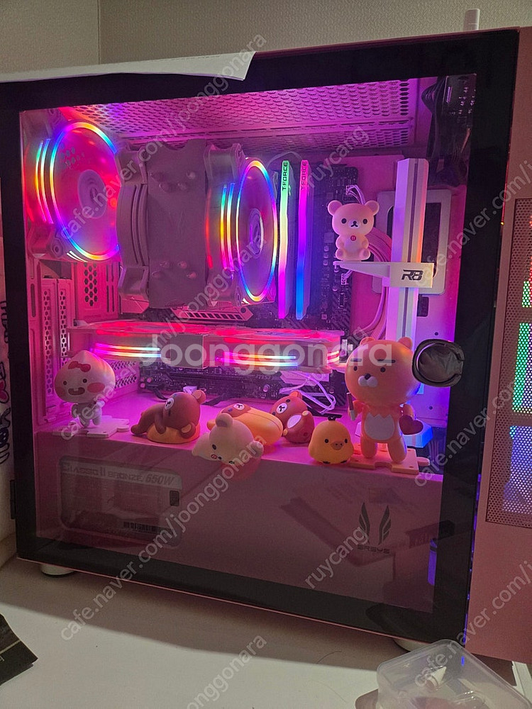 pc 핑크 완본체 판매합니다. 라이젠pro 4650g ...--0