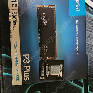 Crucial p3 plus 1tb 중고 팔아요