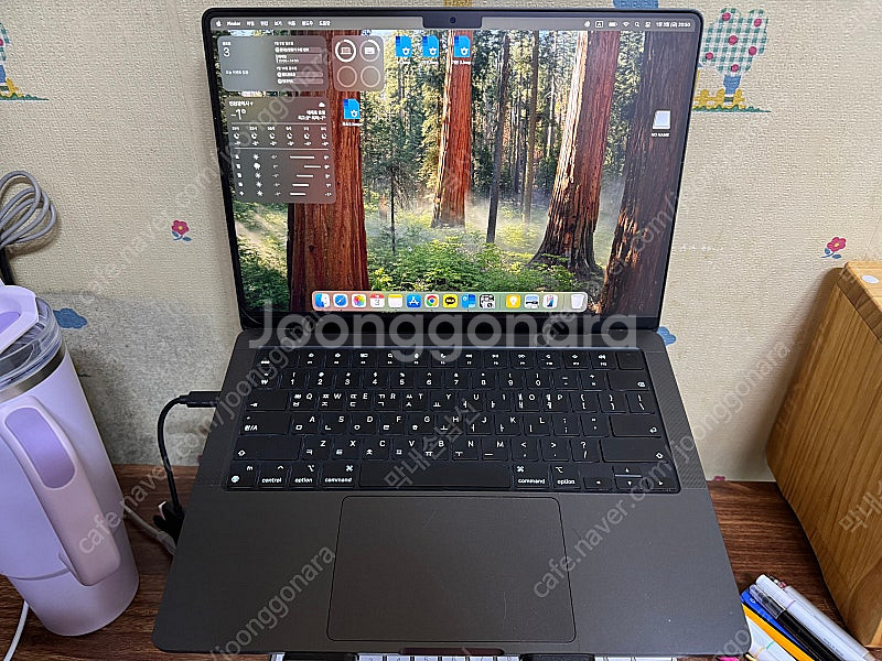 맥북 M3 14인치 스페이스그레이--2
