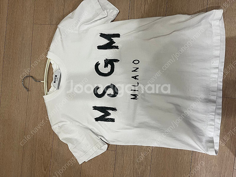 MSGM 여성 흰색 반팔 xs--0