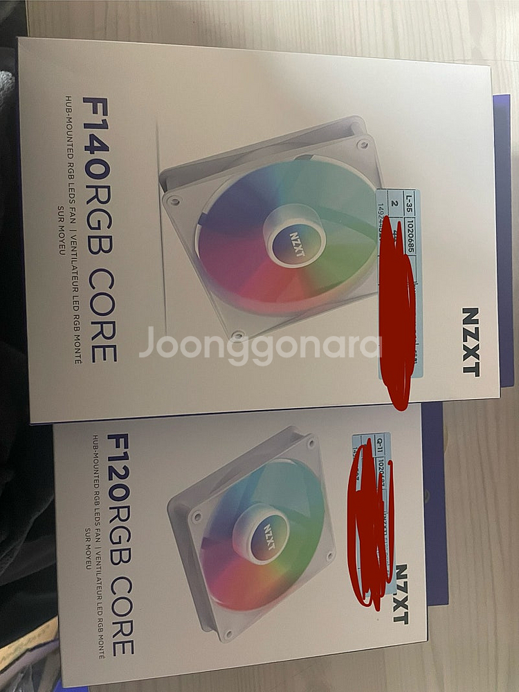 Nzxt 팬 140 1개 120 1개 팔아요--0