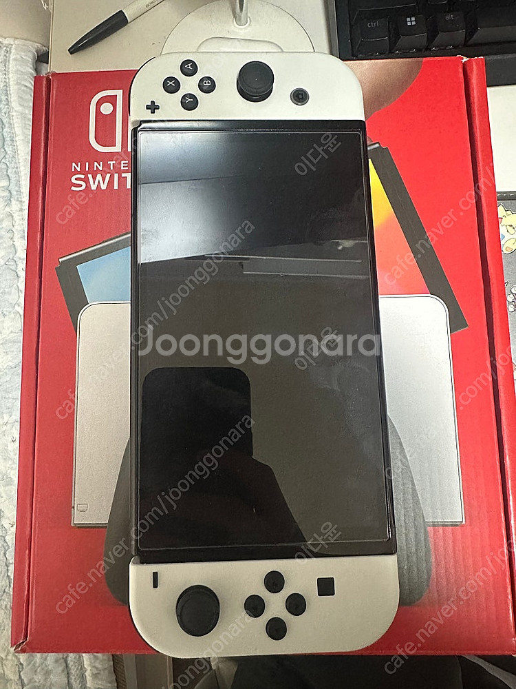 닌텐도 스위치 oled + FC25 풀박스 판매합니다.--0