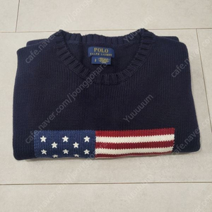 Polo Ralph Lauren 폴로 랄프 로렌 아이코닉 플래그 스웨터 성조기 니트 네이비 S 사이즈 판매합니다