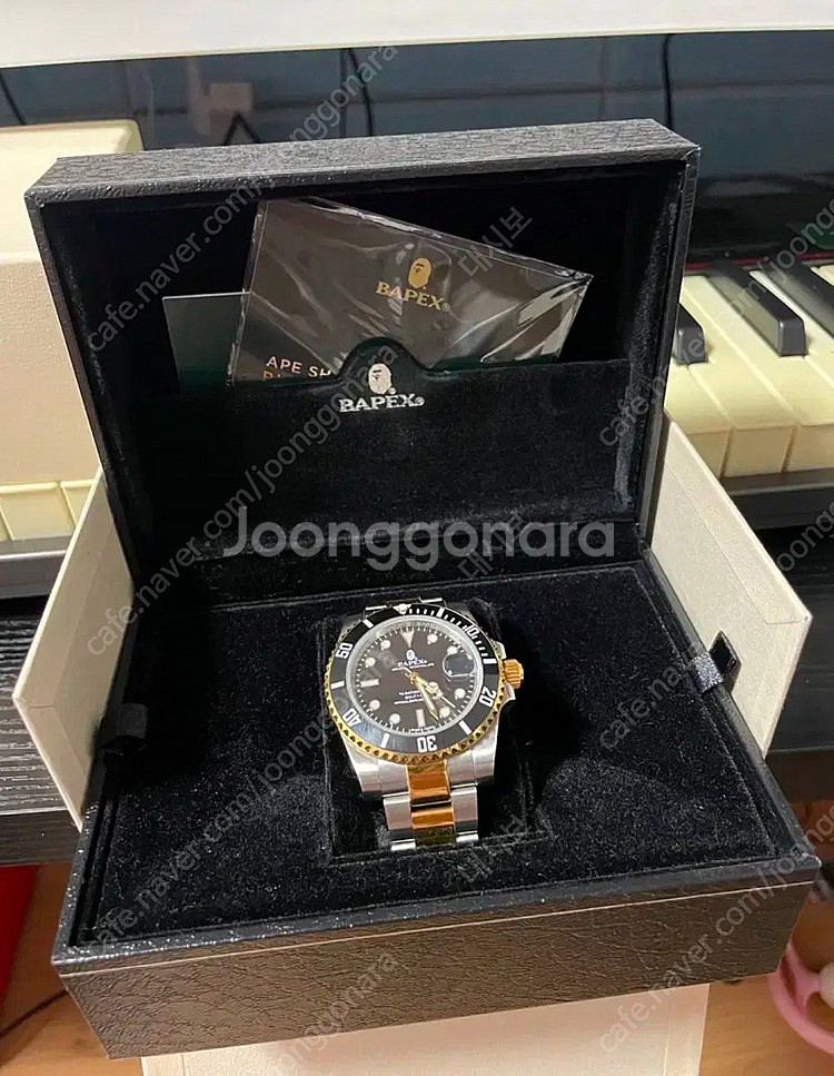 베이펙스 bapex type 1 콤비 베이프 시계--1