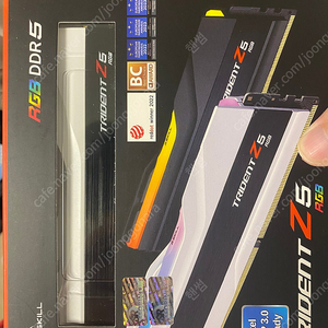 (지스킬)G.SKILL DDR5-6000 CL36 TRIDENT Z5 RGB 화이트 패키지 32GB(16GX2)