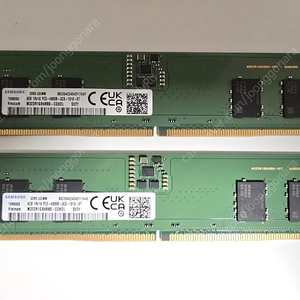 PC용 DDR5 4800 8G 램 2개 (택포 4.5)