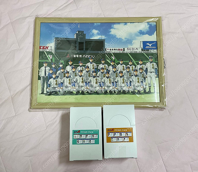 일괄) 다이에이 복제 원화 액자 학생증 풀박스 미개봉 다이아몬드 에이스--0