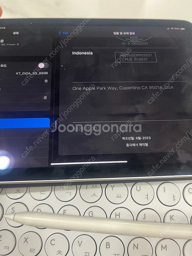 아이패드미니6 64g 셀룰러 스타라이트--5