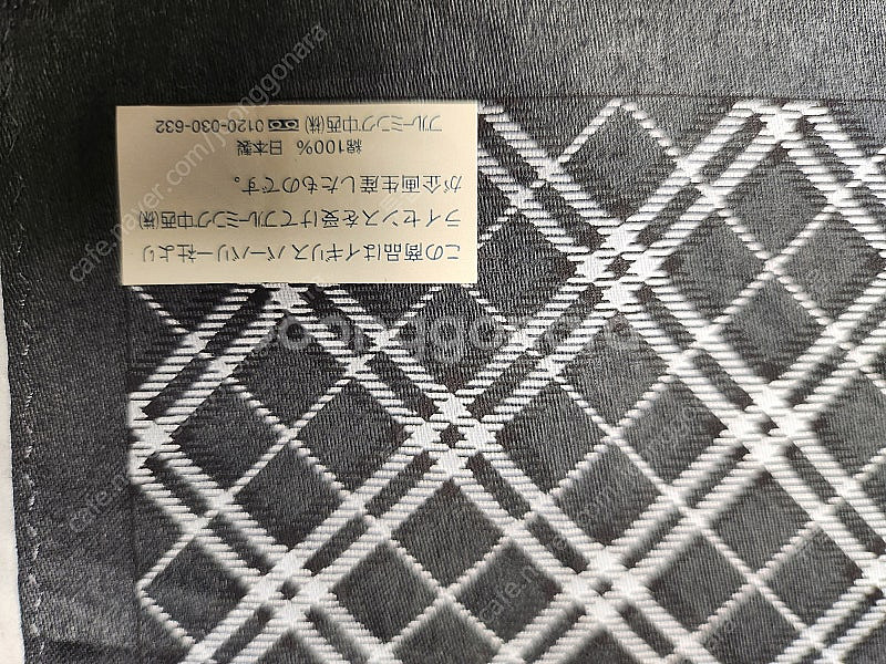 정품.burberry 쁘띠스카프.미사용. 텍스티커 그--6