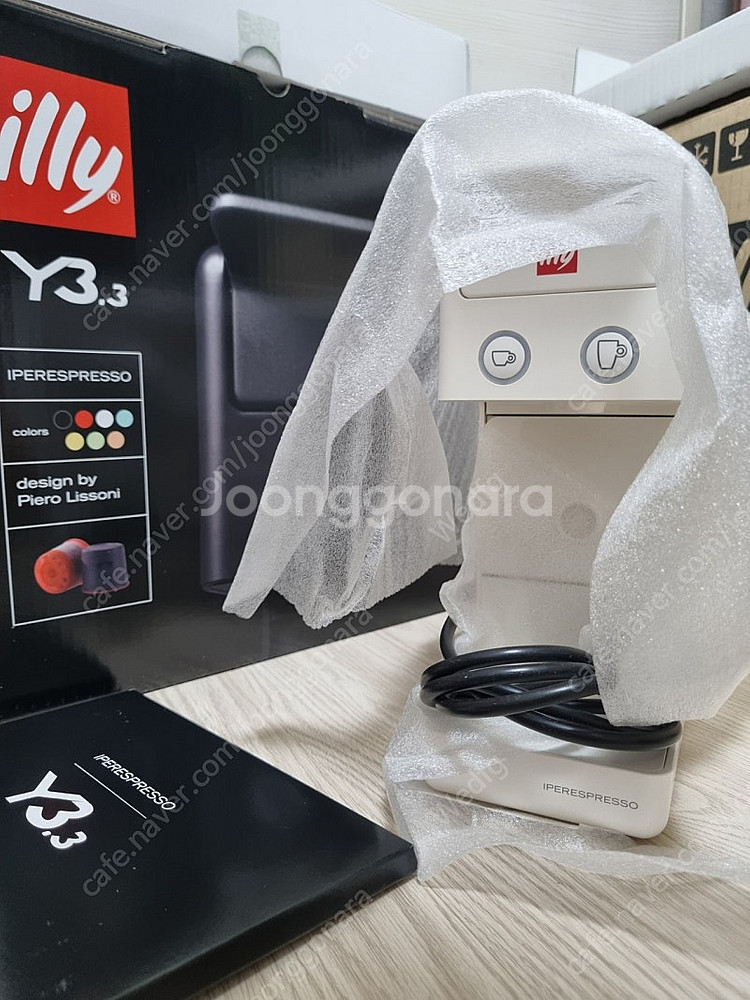 일리 커피머신 y3.3 화이트 / 일리 커피머신 3.3--0