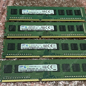 삼성 DDR3 4G 12800 양면 램 팝니다