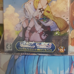 라이자의아틀리에 1.2 ps4버젼더블팩 ×미소녀 A3캔버스아트
